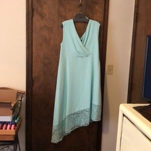 Dress. Mint color